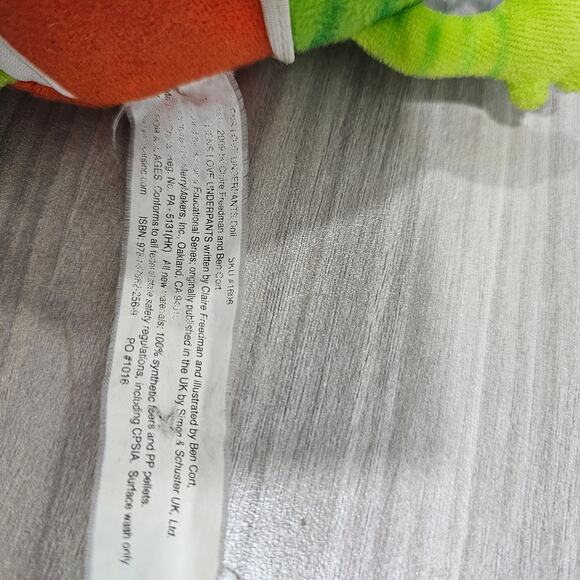 MerryMakers Aliens Love Underpants Plush Doll Green Blue #1606 Story Time Play - Picture 6 of 6